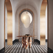 Rundt spisebord 110Ø - Massivt marmor  - ilab design