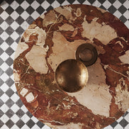 Rundt spisebord 110Ø - Massivt marmor  - ilab design