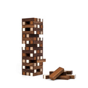 Pinetti Pisa Tower – skræddersyet luksus ‘Jenga’-sæt i italiensk læder og valnøddetræ