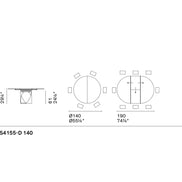 Calligaris Cyclone spisebord