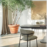 Calligaris OLEANDRO Spisebordsstol – polstret stol med metalstel, designet af Archirivolto, ideel til moderne hjem og erhverv