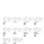 Calligaris Cocoon Lænestol – polstret lænestol med kraftigt skumfys og træben, designet af Edi & Paolo Ciani