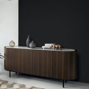 Calligaris LAKE Skænk – oval skænk med keramisk bordplade