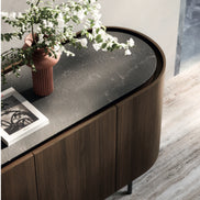 Calligaris LAKE Skænk – oval skænk med keramisk bordplade