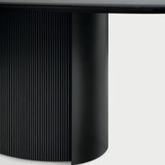 Calligaris YOROI Udtrækkeligt Spisebord – rektangulært bord i keramisk top og massiv base med træindsats