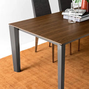 Calligaris DELTA Udtrækkeligt Spisebord – rektangulært designbord med metalben og top i hærdet glas/keramik, model