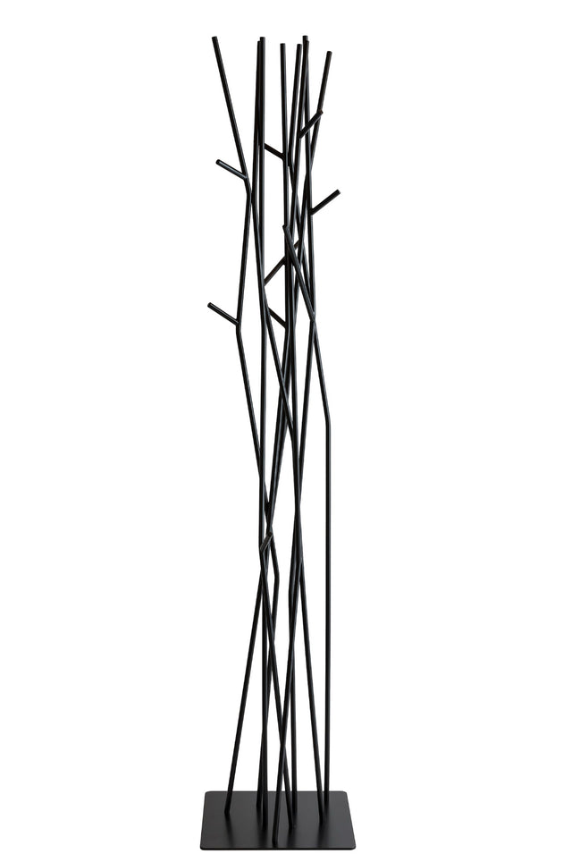 COVO Latva fri‑stående klædekrog – stander i pulverlakeret stål, H 178 cm, designet af Mikko Laakkonen, til både garderobe og rumopdeling