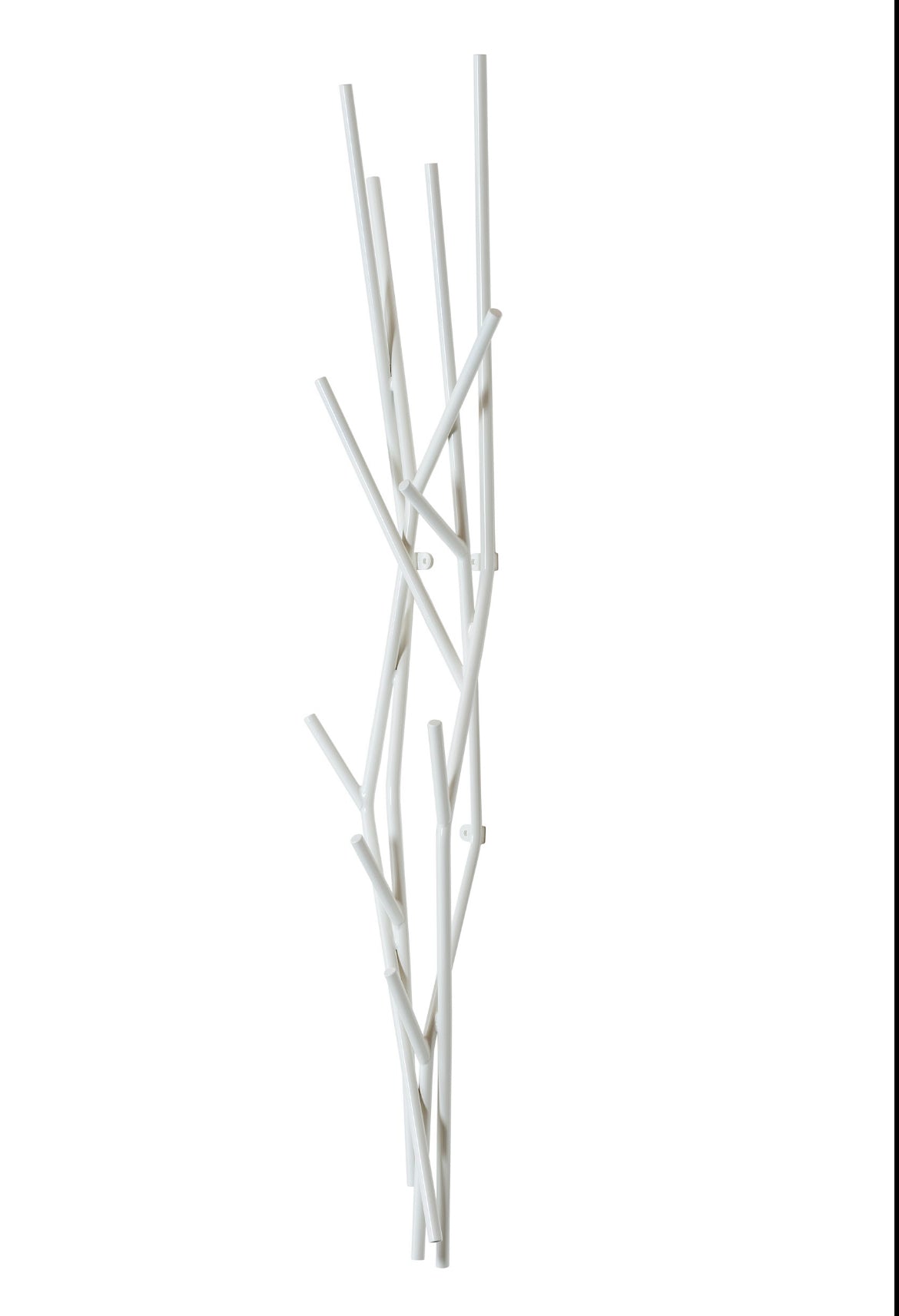 COVO Latva Wall – vægmonteret klædekrog i pulverlakeret stål (22×14×H104 cm), designet af Mikko Laakkonen, Made in Italy