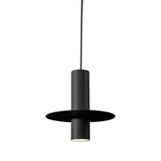 Kreis Pendellampe – elegant hængelampe i metalskive og opalhvid glas, Ø 60 cm, italiensk design