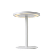 Edvige – bærbar trådløs lampe i lakeret aluminium, ø 24 × H 30,3 cm, designet af Enzo Calabrese, Made in Italy