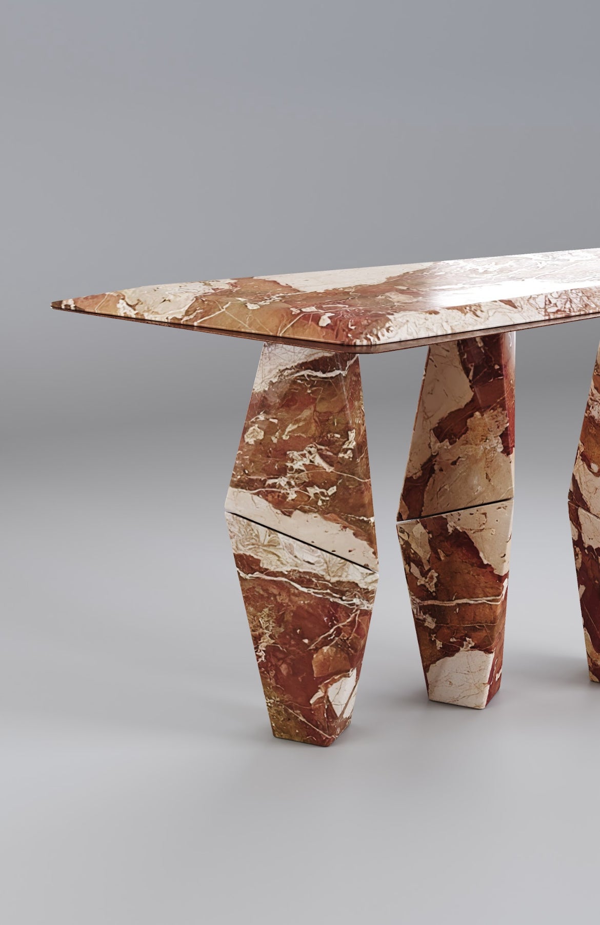 Massivt marmor skrivebord - ilab design