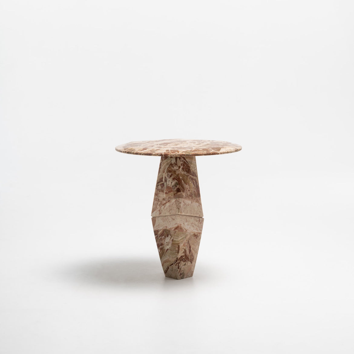 Sofabord Ø50 cm, massivt marmor - Ilab design