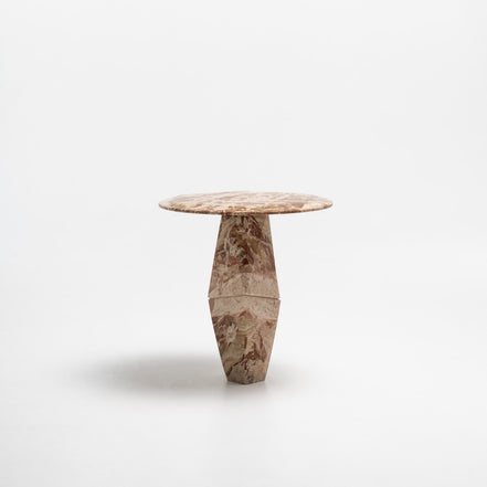 Sofabord Ø50 cm, massivt marmor - Ilab design