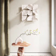 Sofabord Ø50 cm, massivt marmor - Ilab design