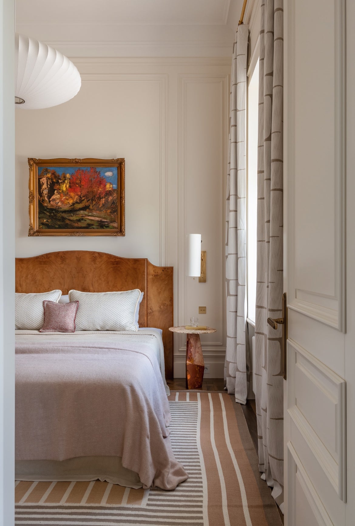 Sofabord Ø50 cm, massivt marmor - Ilab design