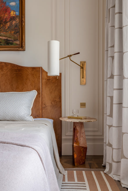 Sofabord Ø50 cm, massivt marmor - Ilab design