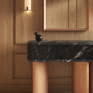 Marmor konsolbord, kobber ben - Ilab Design