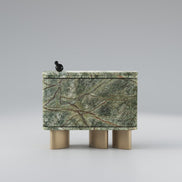 Skænk/konsolbord, massivt marmor