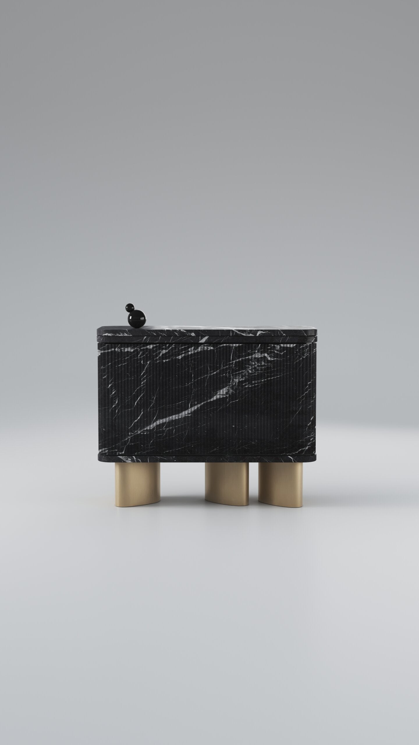 Skænk/konsolbord, massivt marmor