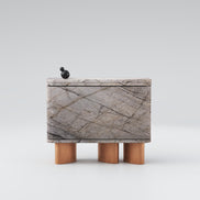 Skænk/konsolbord, massivt marmor