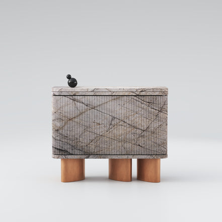 Skænk/konsolbord, massivt marmor