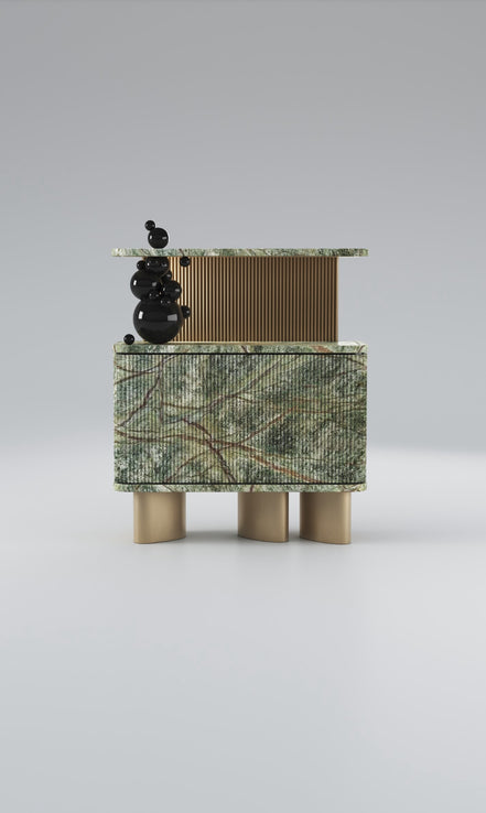 Barskænk i marmor - eksklusivt design - Ilab Design