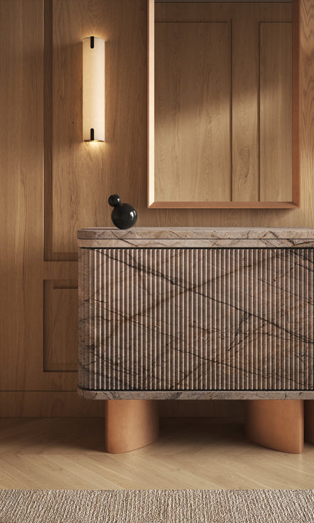 Barskænk i marmor - eksklusivt design - Ilab Design