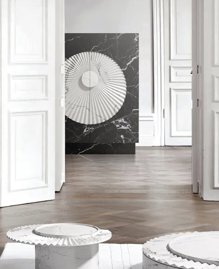 Barskab i marmor & træ - Ilab Design