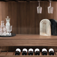 Barskab i marmor & træ - Ilab Design