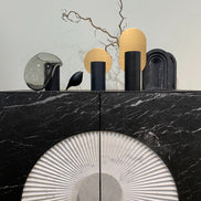 Barskab i marmor & træ - Ilab Design