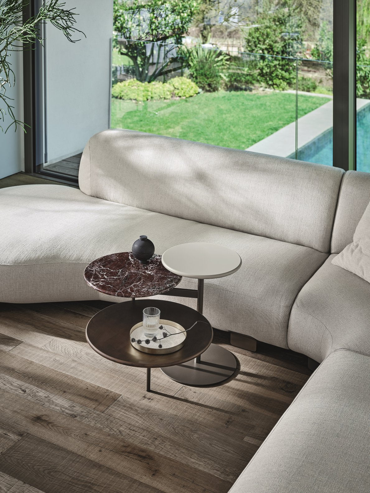 Ditre Italia Pacific  – eksklusiv modulsofa med organiske, skulpturelle former