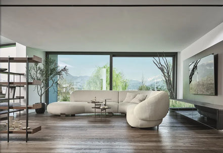 Ditre Italia Pacific  – eksklusiv modulsofa med organiske, skulpturelle former