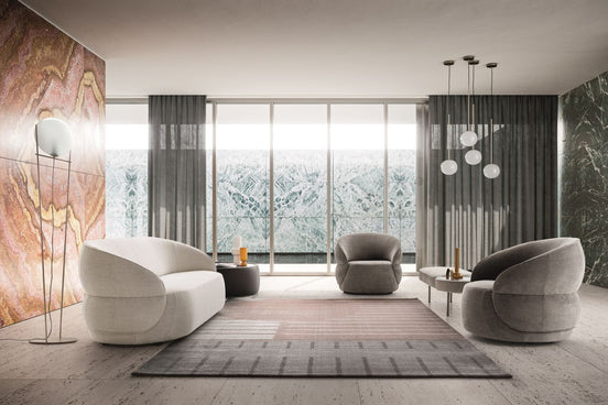 Ditre Italia Clip Sofa – elegant minimalistisk bamse sofa med skulpturelle former