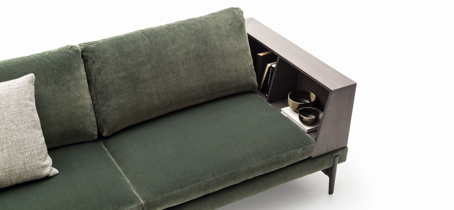 Ditre Italia Kim modulsofa – Italiensk designer sofa med integreret bogreol