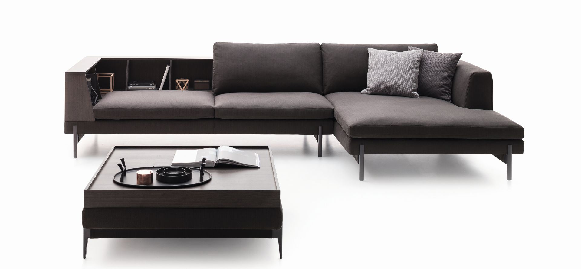 Ditre Italia Kim modulsofa – Italiensk designer sofa med integreret bogreol