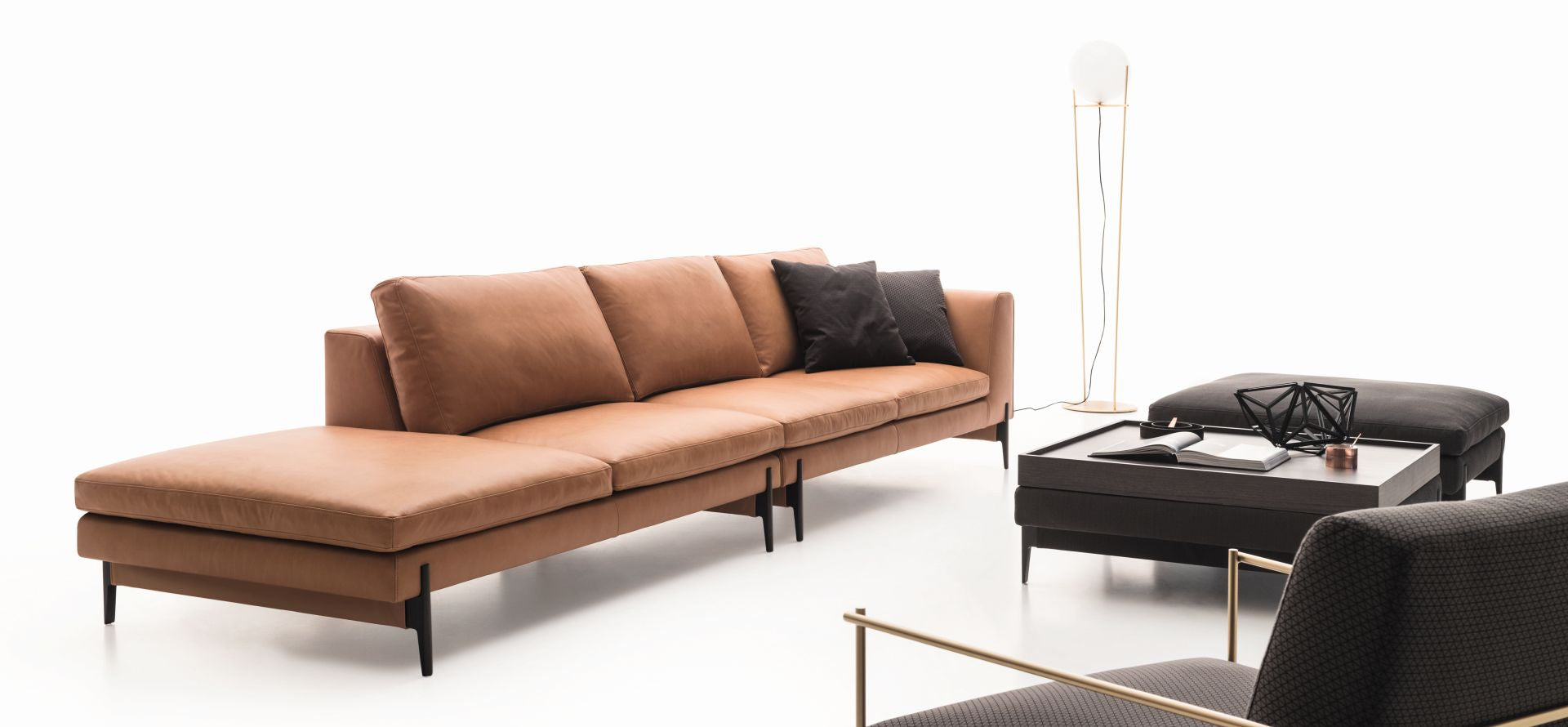 Ditre Italia Kim modulsofa – Italiensk designer sofa med integreret bogreol