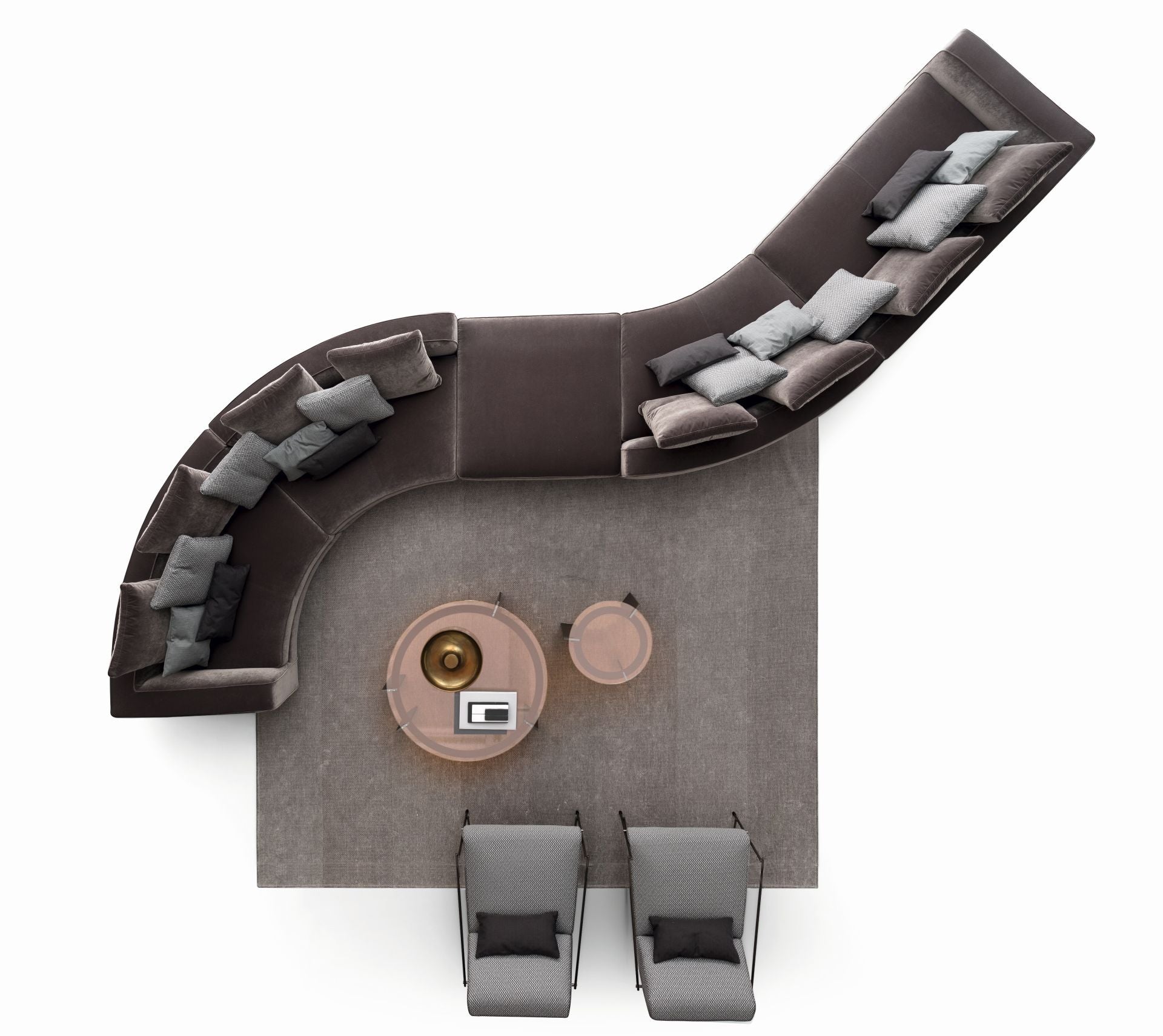 Ditre Italia Loman sofa – modulsofa med valgfrie ryg løsninger