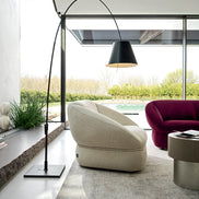 Ditre Italia Alta lænestol – blød og indbydende loungestol - Bamsestol