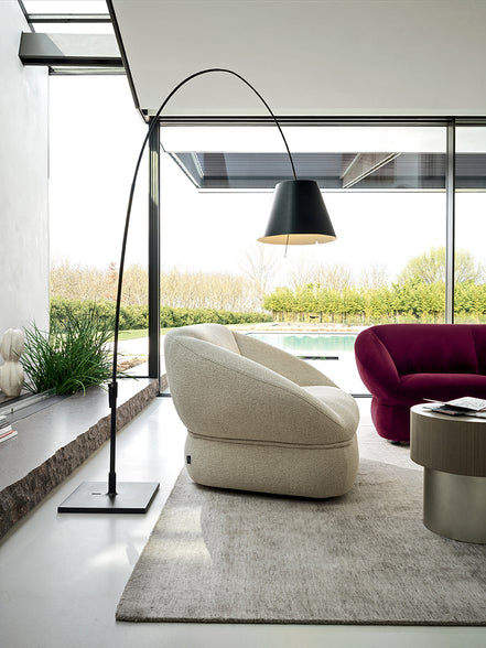 Ditre Italia Alta lænestol – blød og indbydende loungestol - Bamsestol