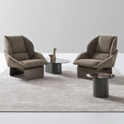 Ditre Italia Loto lænestol – moderne designlænestol med træbase