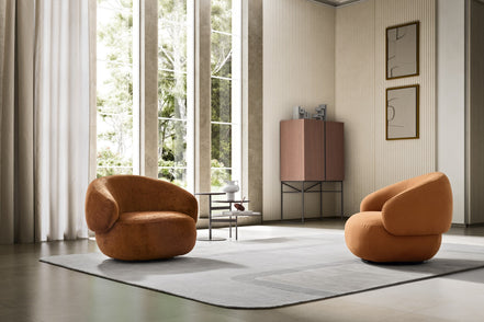 Ditre Italia Pacific lænestol – Stof i bløde former