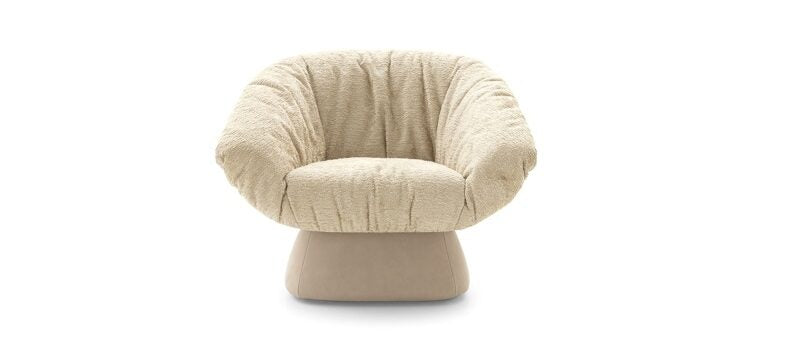 Ditre Italia - Hall lænestol, elegant puffet designerstol