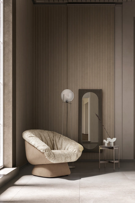 Ditre Italia - Hall lænestol, elegant puffet designerstol