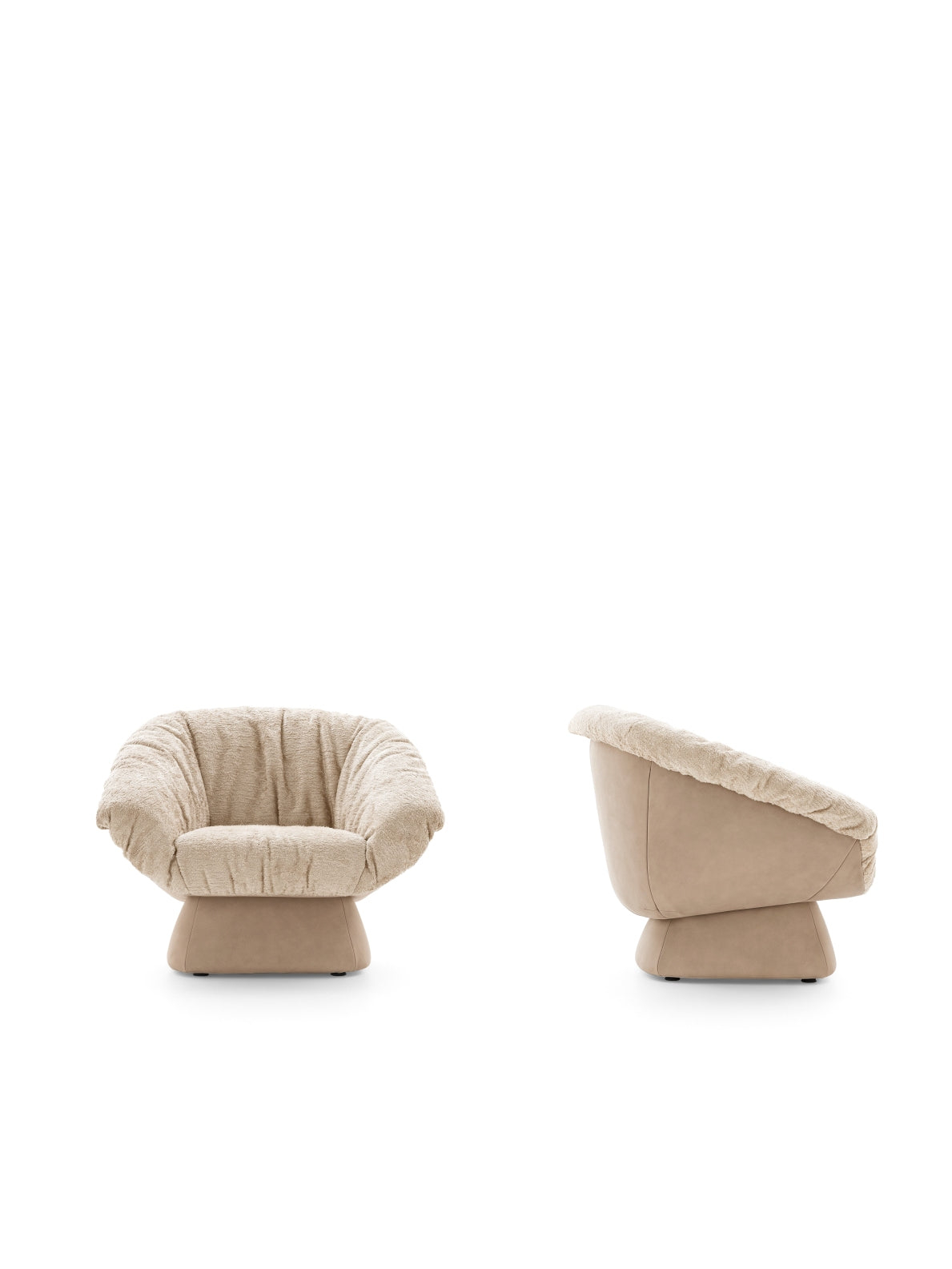 Ditre Italia - Hall lænestol, elegant puffet designerstol