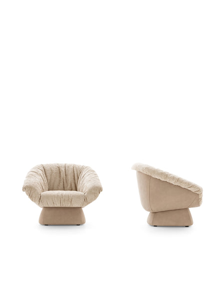 Ditre Italia - Hall lænestol, elegant puffet designerstol