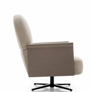 Ditre Italia- Beyl drejelænestol i læder og klassisk design