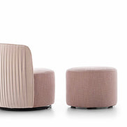 Ditre Italia - Chloe Luxury lænestol med plisseret ryg og italiensk elegance