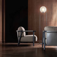 Ditre Italia Nathy Lænestol – Skulpturelt Design i Naturlæder og Træ