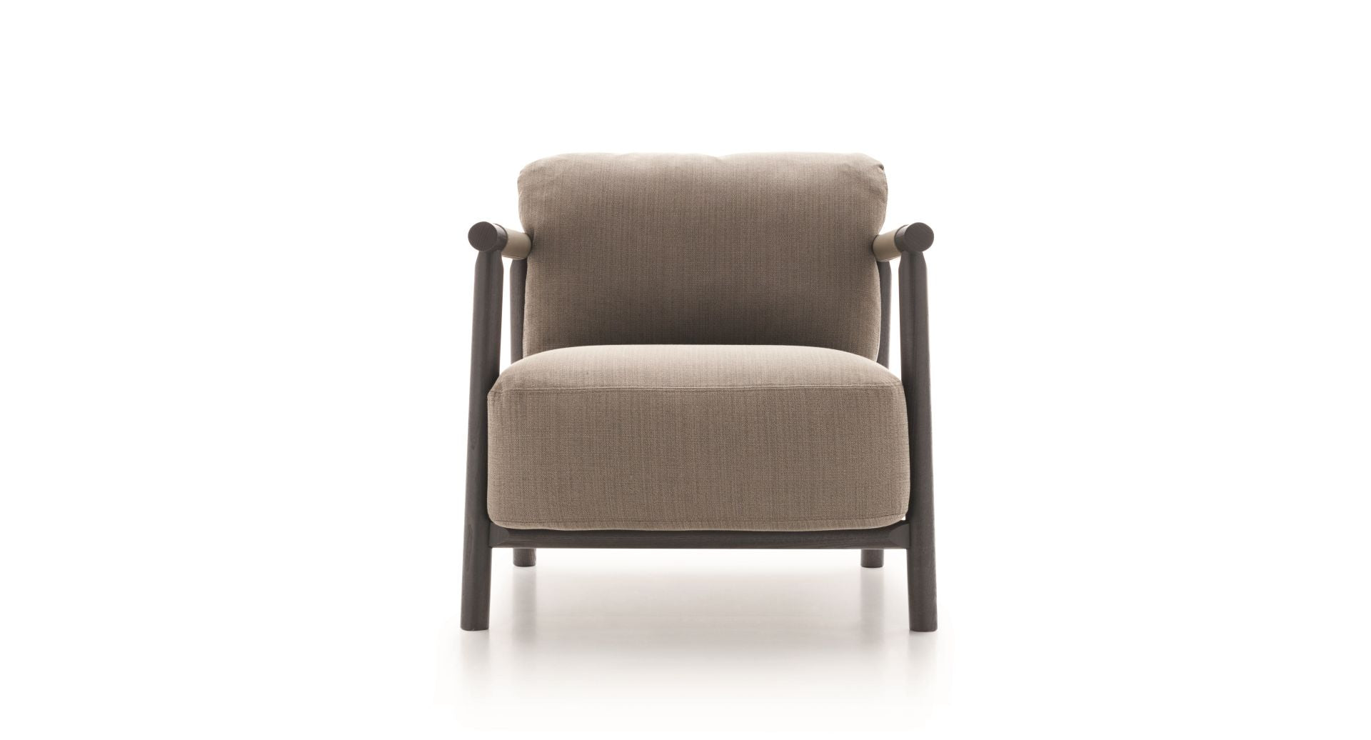 Ditre Italia Nathy Lænestol – Skulpturelt Design i Naturlæder og Træ