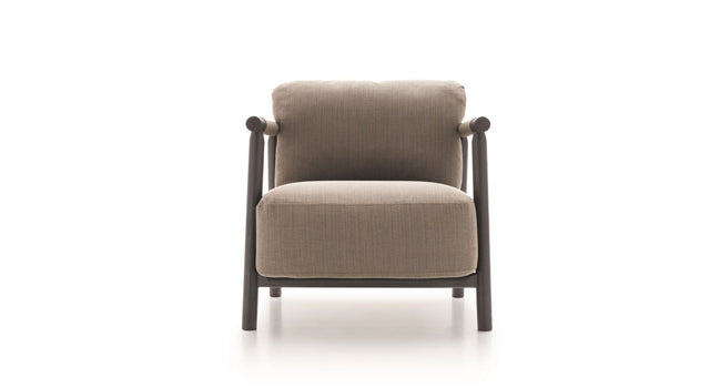 Ditre Italia Nathy Lænestol – Skulpturelt Design i Naturlæder og Træ